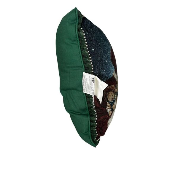 Vintage American Greetings Santa Christmas Pillow 1998 Jolly Old Santa 18x18 USA - Picture 5 of 6